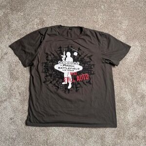 EARTH GREEN BATTLEFIELD LAS VEGAS GRAPHIC TEE